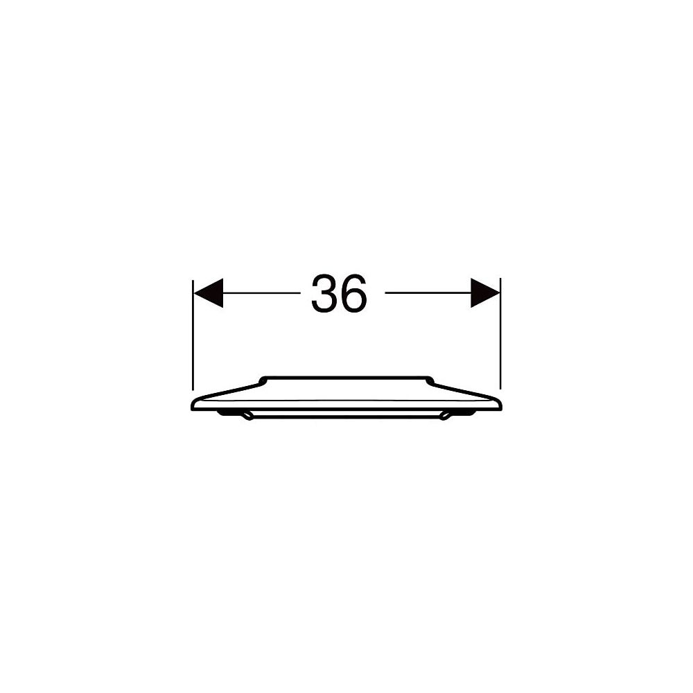 Geberit Renova Comfort WC-Sitzring barrierefrei, antibakteriell, Befür von oben ohne... GEBERIT-500680011 4025416224884 (Abb. 5)