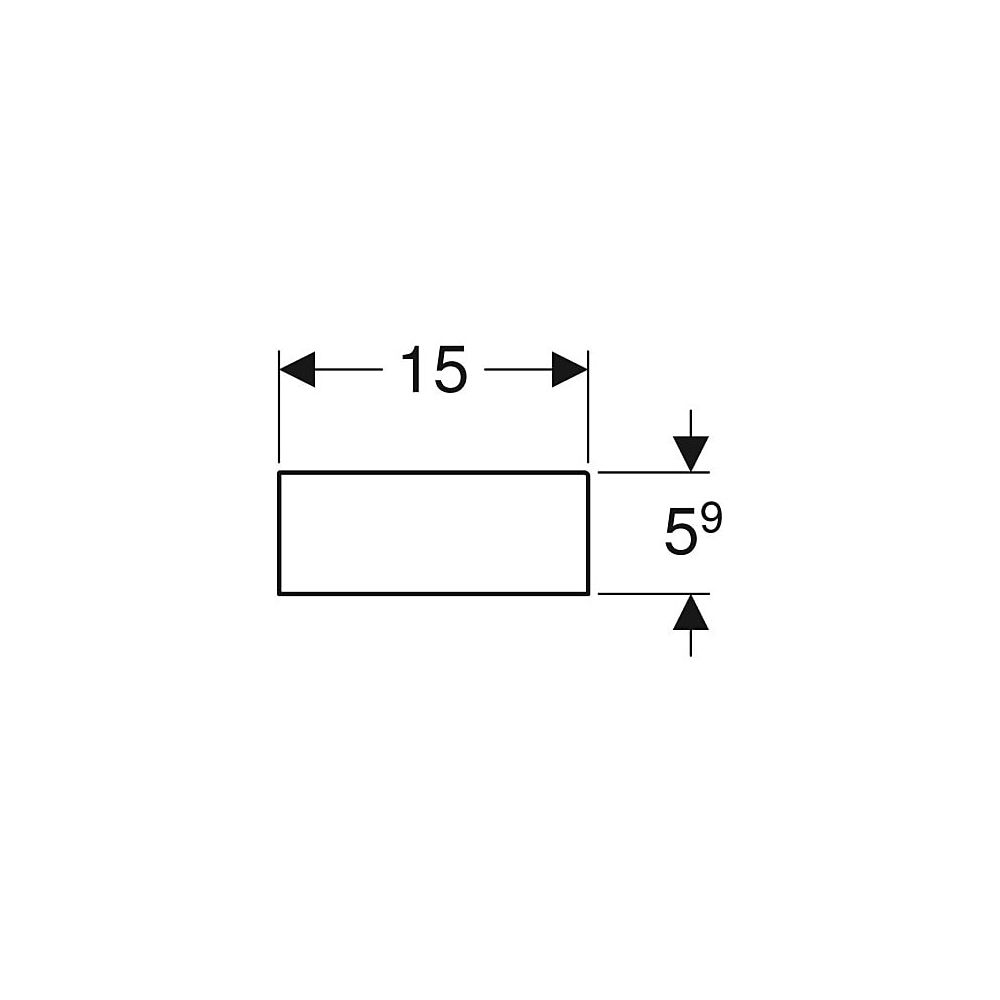 Geberit Schubladeneinsatz T-Unterteilung, für obere Schublade, 32,3x5,9x15cm, Lava/M... GEBERIT-500678001 4025416224921 (Abb. 6)