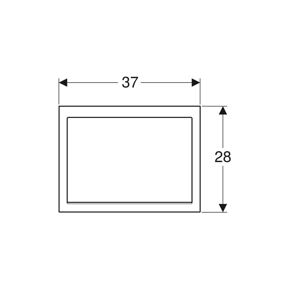 Geberit Fertigbaurahmen für Geberit ONE Waschtisch schwebendes Design Edelstahl gebü... GEBERIT-115425FW1 4025410598189 (Abb. 3)