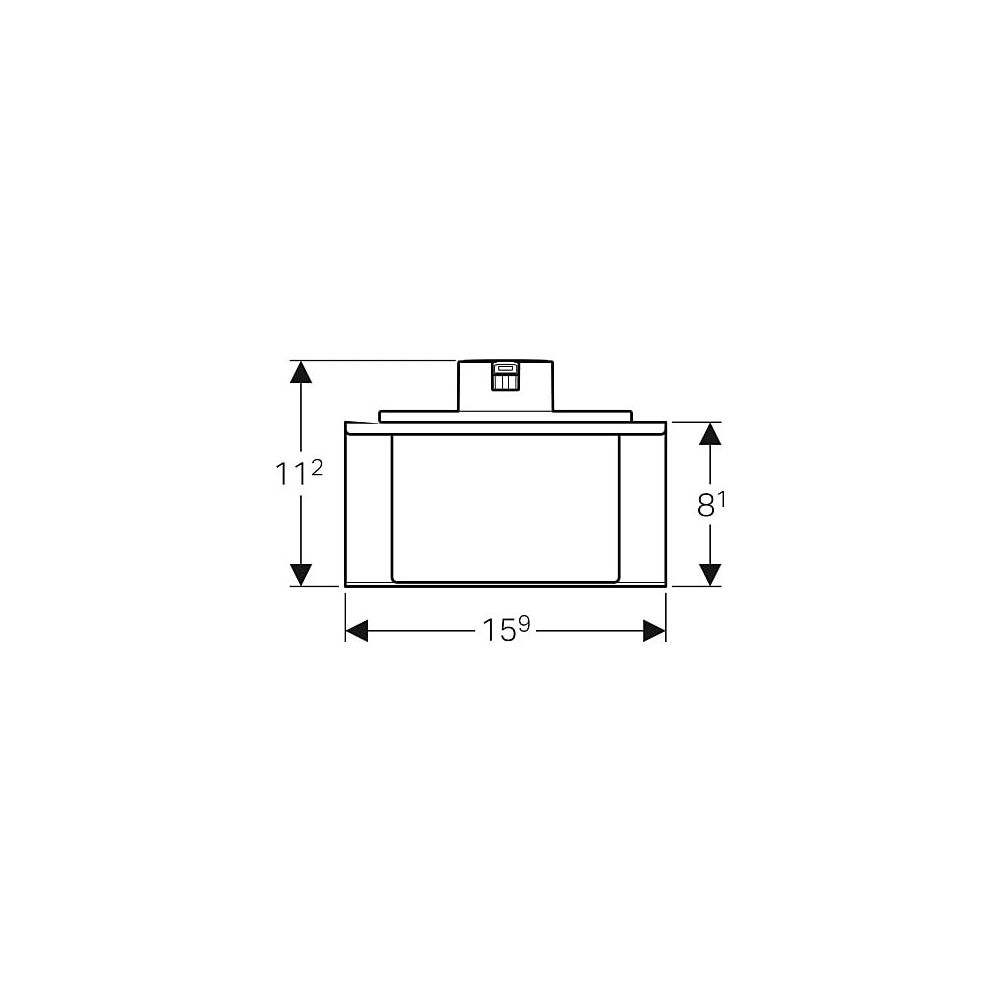 Geberit Seifenspender für Geberit Monolith Sanitärmodul für Waschtische... GEBERIT-131119001 4025416274469 (Abb. 4)