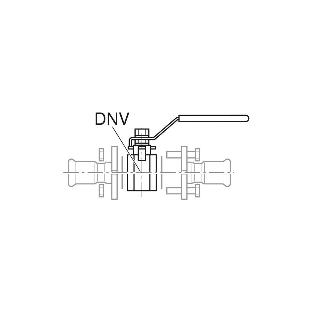 Geberit Mapress Kugelhahngehäuse mit Kugel 1,4401, DN 50... GEBERIT-99925 4024723999256 (Abb. 4)