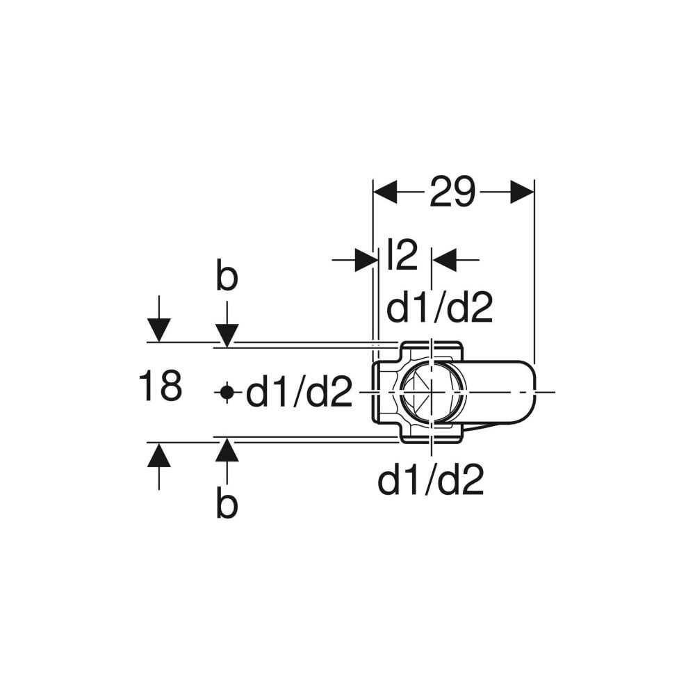 Geberit PE Sovent Formstück d 110mm, d1 110mm, d2 75mm... GEBERIT-367614161 4025416292661 (Abb. 4)