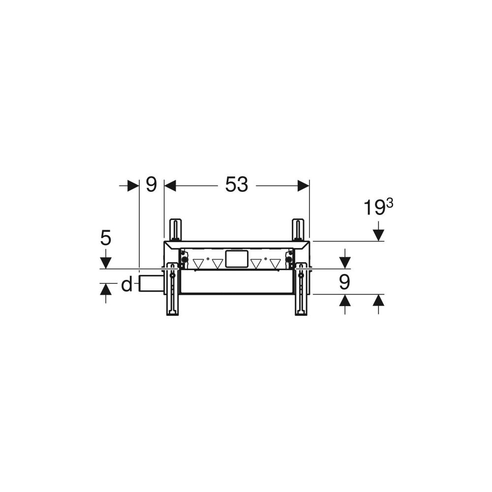 Geberit Kombifix Element für Dusche, mit Wandablauf, für Estrichhöhe am Einlauf 90-2... GEBERIT-457534001 4025416288992 (Abb. 5)