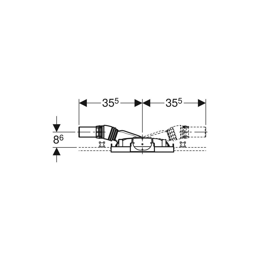 Geberit GIS Element für Dusche, mit Wandablauf, für Estrichhöhe am Einlauf 90-200mm... GEBERIT-461734001 4025416289067 (Abb. 4)