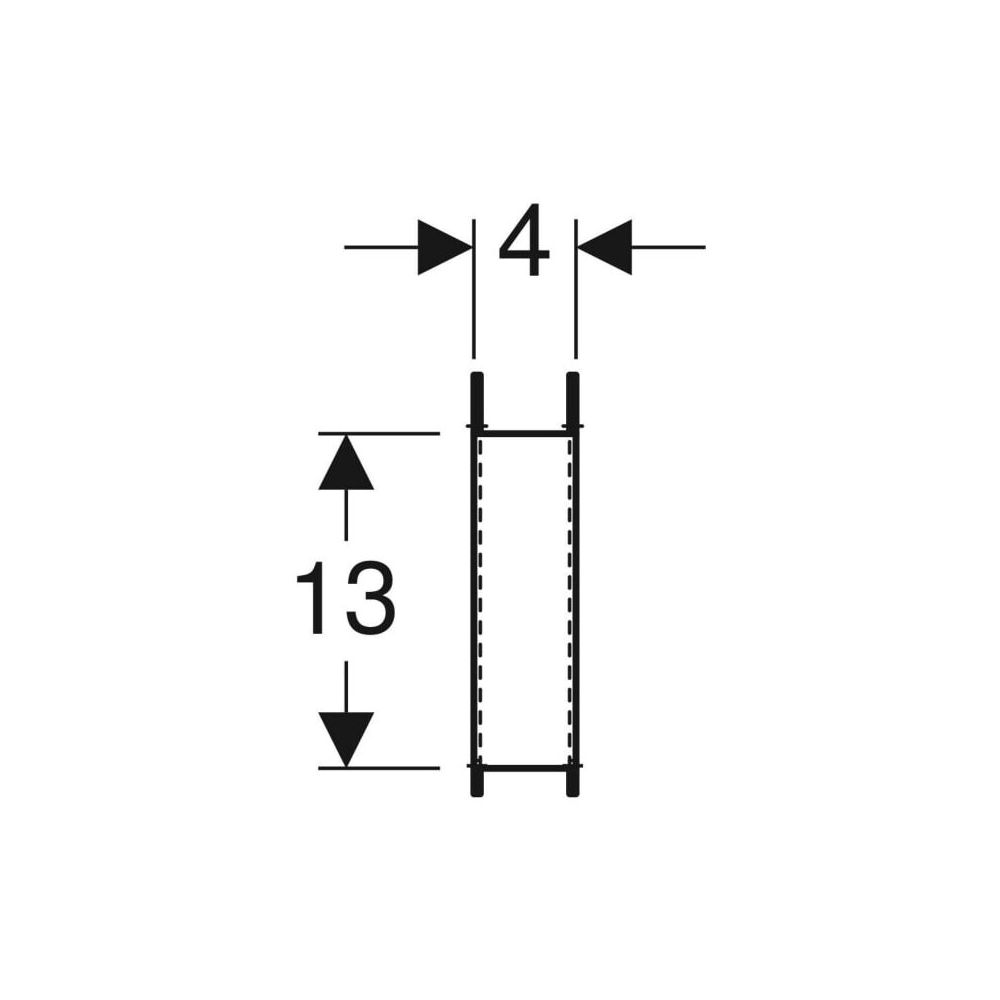 Geberit Abstützungsset für WC-Keramiken mit kleiner Auflagefläche, 2 Stück... GEBERIT-111847001 4025416846260 (Abb. 4)