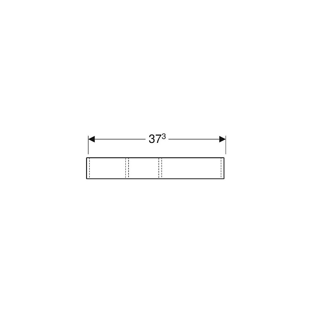 Geberit VariForm Schubladeneinsatz H-Unterteilung, für obere Schublade, 18x5,7x37,3c... GEBERIT-501156001 4025410746375 (Abb. 4)