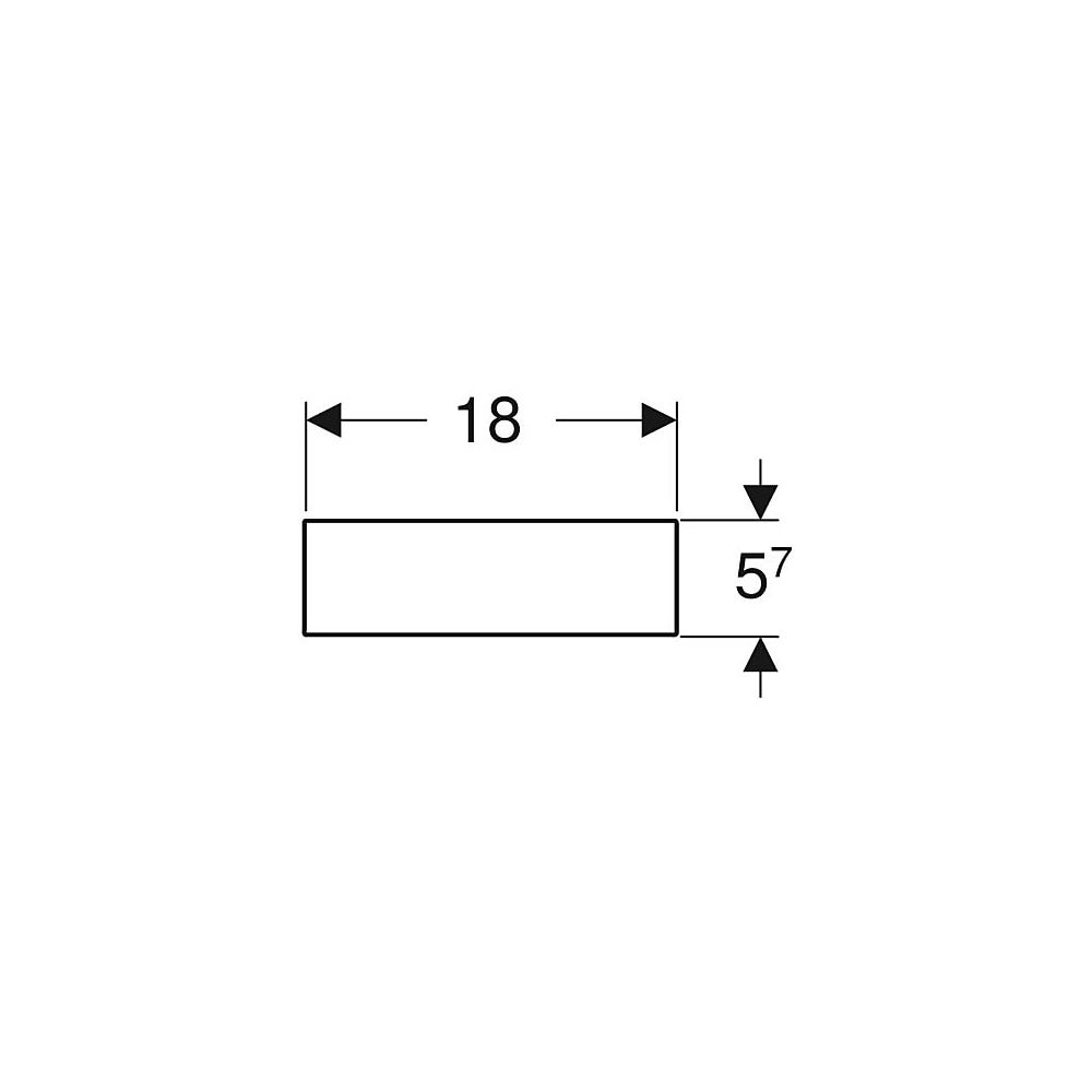 Geberit VariForm Schubladeneinsatz H-Unterteilung, für obere Schublade, 18x5,7x37,3c... GEBERIT-501156001 4025410746375 (Abb. 5)