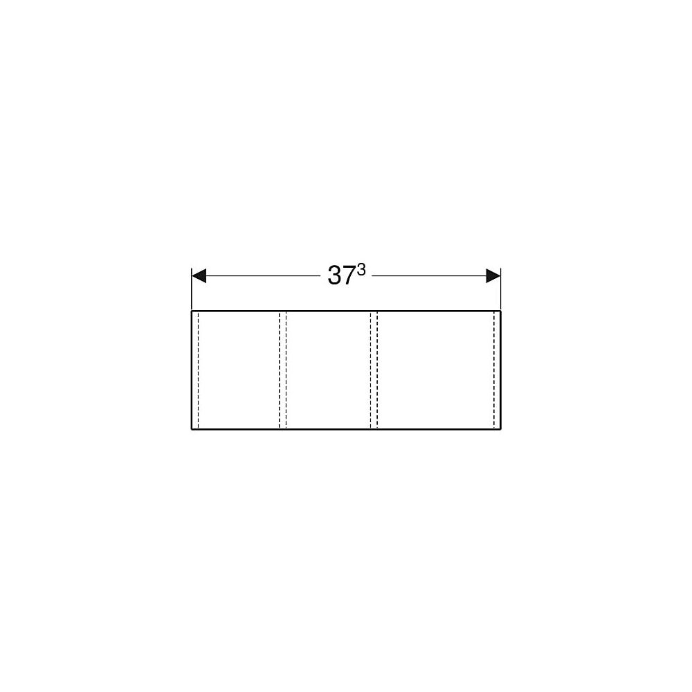 Geberit VariForm Schubladeneinsatz H-Unterteilung, für untere Schublade, 18x14,3x37,... GEBERIT-501157001 4025410746382 (Abb. 4)