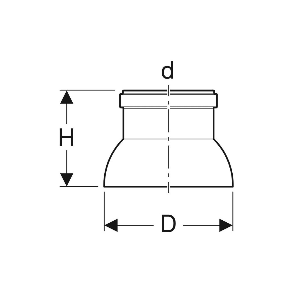 Geberit PE Dunsthut Außendurchmesser 125mm, DN 125, Schwarz... GEBERIT-368989162 4025410743732 (Abb. 4)