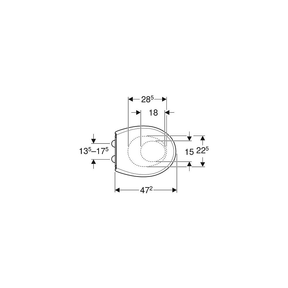 Geberit Renova WC-Sitz, WC-Sitzring für Kinder Befür von oben, Absenkautomatik Quick... GEBERIT-500981011 4025410739056 (Abb. 4)