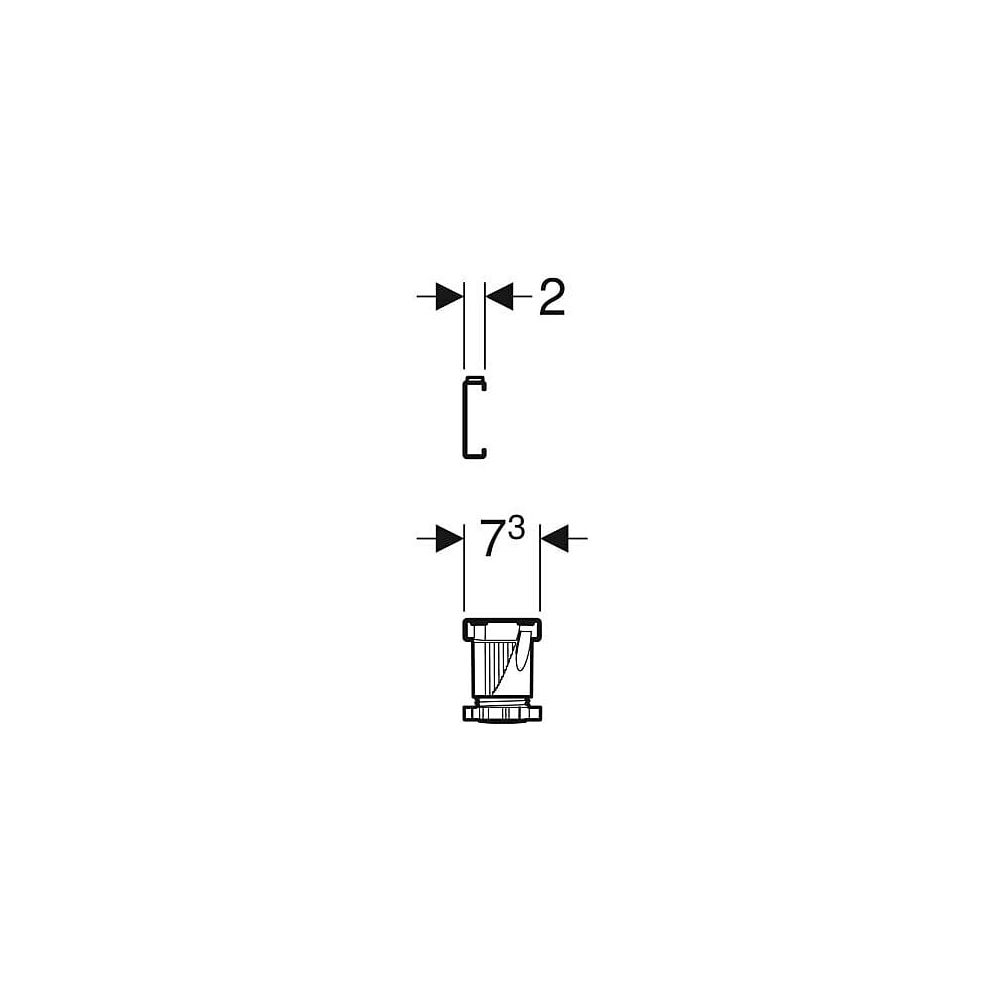 Geberit Set Füße, Traversen, mit Wandanker, für Badewanne aus Sanitäracryl... GEBERIT-554910001 4025410749772 (Abb. 5)