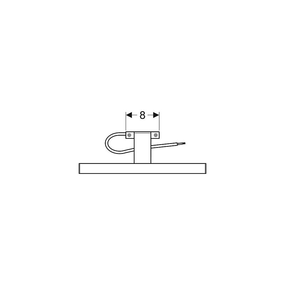 Geberit Leuchte für Spiegelschrank Optik Chrom... GEBERIT-501280001 4025410742179 (Abb. 4)