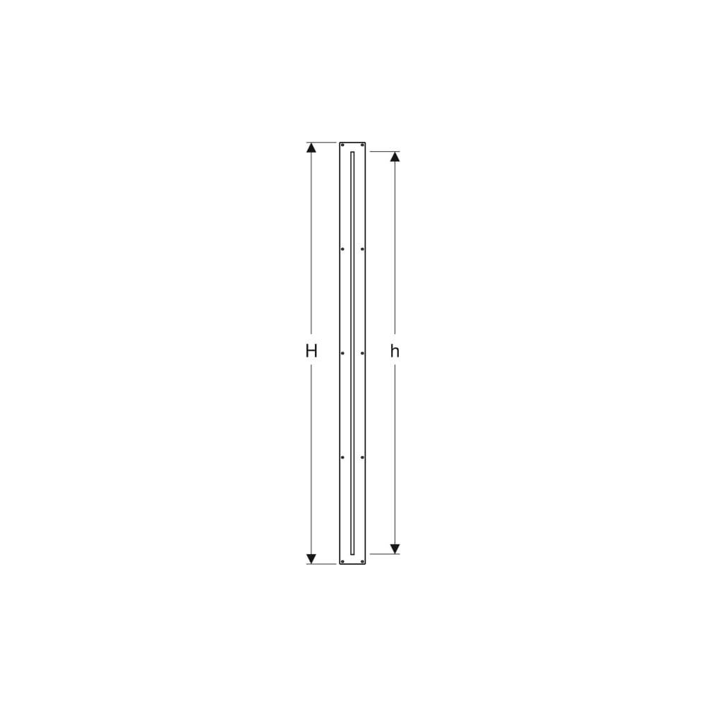 Geberit Duofix Element für Walk-in-Duschwand 10,8x208,8x5,2cm... GEBERIT-111596001 4025416454502 (Abb. 5)