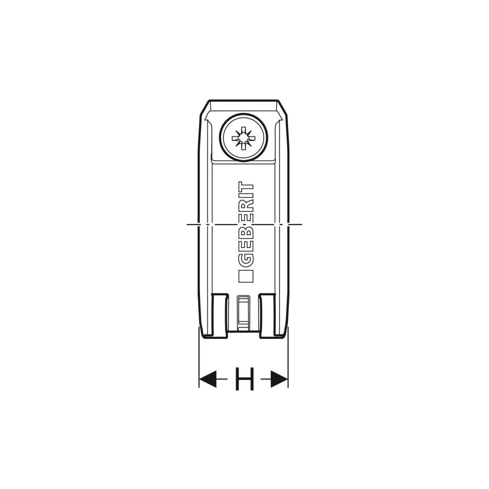 Geberit Fixpunktbefestigung PA 66, di 20mm... GEBERIT-619731001 4025416212881 (Abb. 6)