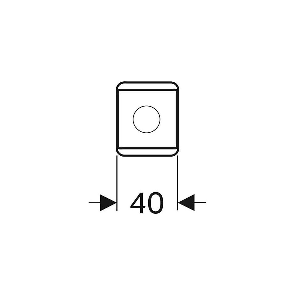 Geberit Set Füße Höhe 23-24,5cm, verchromt... GEBERIT-501919001 4025410905444 (Abb. 4)