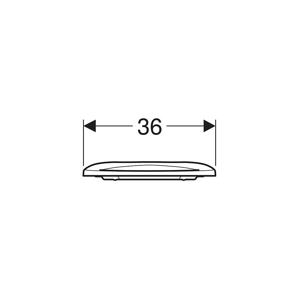 Geberit iCon WC-Sitzring barrierefrei, Befestigung von oben Weiß/Kunststoff... GEBERIT-501875001 4025410923233 (Abb. 5)