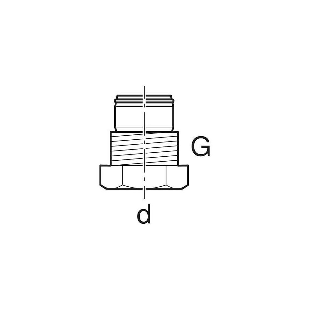 Geberit FlowFit Anschlussverschraubung mit Außengewinde Außendurchmesser 16mm... GEBERIT-619267221 4025416188773 (Abb. 3)