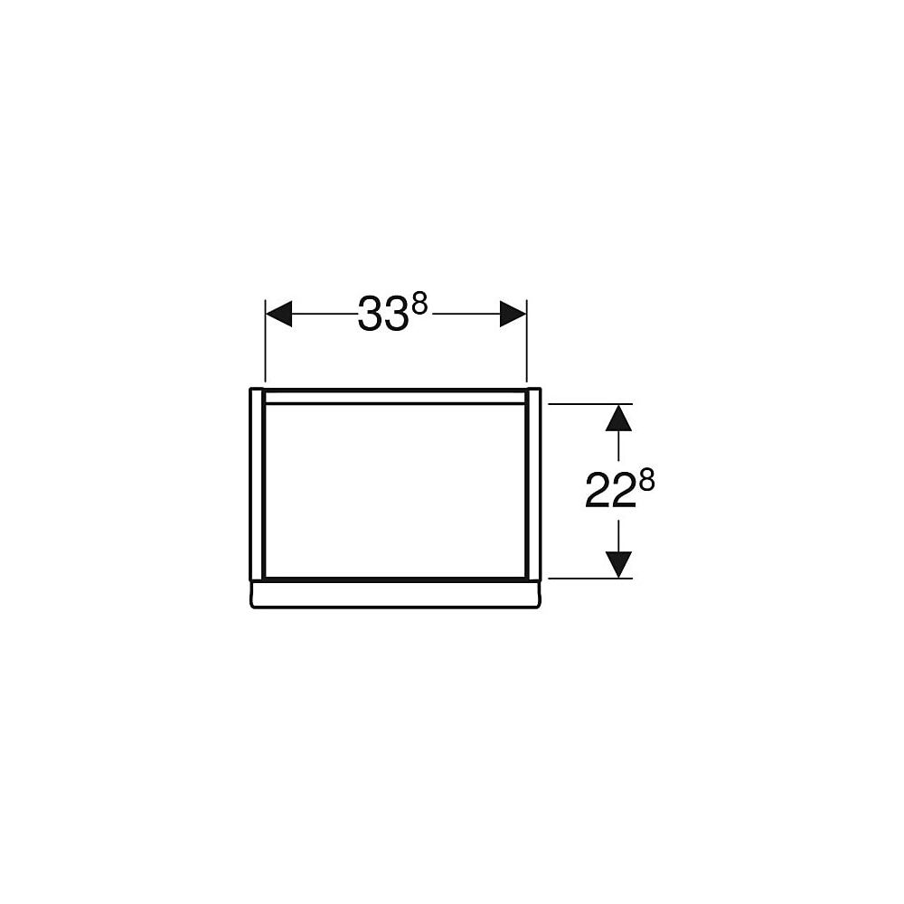 Geberit iCon Unterschrank für Handwaschbecken, 1 Tür 38x41,5cm, Tür rechts, Lava lac... GEBERIT-502300JK1 4025410942180 (Abb. 5)
