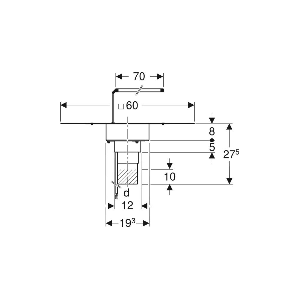 Geberit Pluvia Dachdurchführung mit Brandschutz, Heizband 230V/11,2W... GEBERIT-359363001 4025410946768 (Abb. 4)
