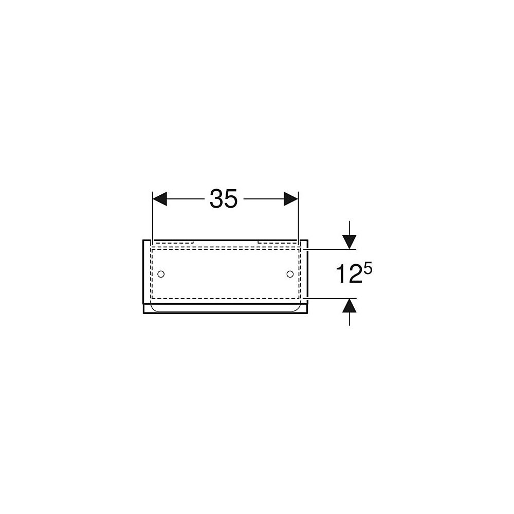 Geberit Renova Plan Hängeschrank mit 1 Tür, 39x70x17,3cm, Nussbaum hickory/Folie str... GEBERIT-501920JR1 4025410905970 (Abb. 4)