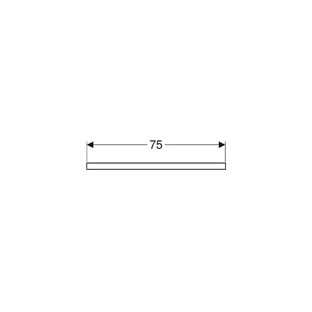 Geberit ONE Waschtischplatte Ausschnitt mittig, für Aufsatzwaschtisch Schalenform, 7... GEBERIT-505272006 4025410936318 (Abb. 5)