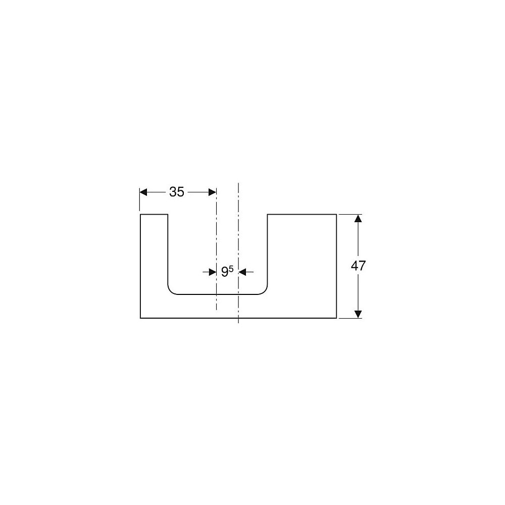 Geberit ONE Waschtischplatte Ausschnitt rechts, für Aufsatzwaschtisch rechteckig, 90... GEBERIT-505323004 4025410937629 (Abb. 4)