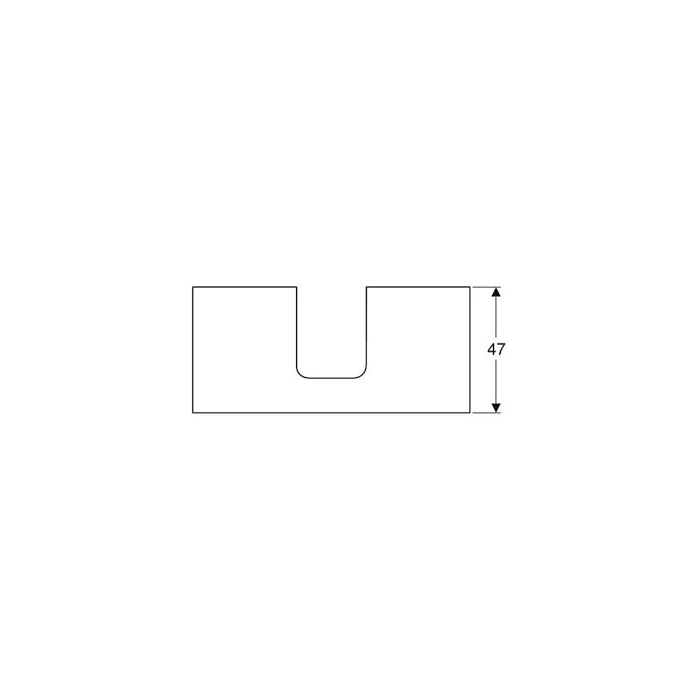 Geberit ONE Waschtischplatte Ausschnitt mittig, für Aufsatzwaschtisch Schalenform, 1... GEBERIT-505274007 4025410936462 (Abb. 4)