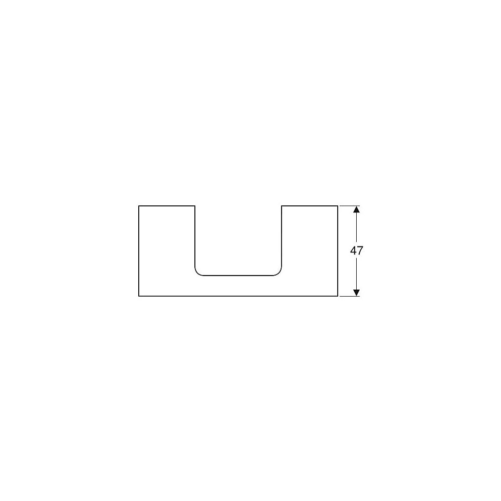 Geberit ONE Waschtischplatte Ausschnitt mittig, für Aufsatzwaschtisch rechteckig, 10... GEBERIT-505284007 4025410936813 (Abb. 4)