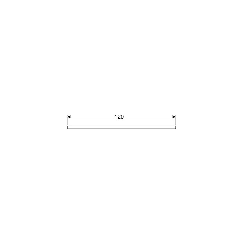 Geberit ONE Waschtischplatte Ausschnitt mittig, für Aufsatzwaschtisch Schalenform, 1... GEBERIT-505275007 4025410936530 (Abb. 5)