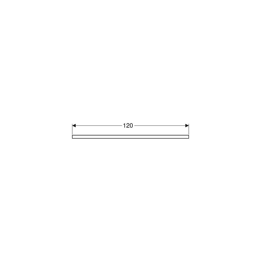 Geberit ONE Waschtischplatte Ausschnitt links, für Aufsatzwaschtisch Schalenform, 12... GEBERIT-505295007 4025410937162 (Abb. 5)