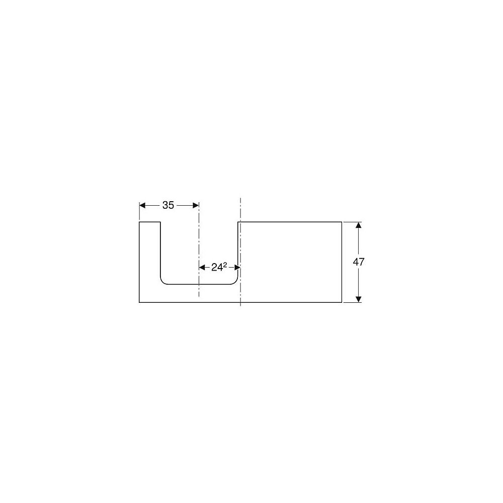 Geberit ONE Waschtischplatte Ausschnitt links, für Aufsatzwaschtisch rechteckig, 120... GEBERIT-505305003 4025410937339 (Abb. 4)