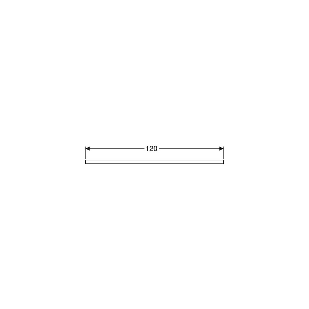 Geberit ONE Waschtischplatte Ausschnitt rechts, für Aufsatzwaschtisch Schalenform, 1... GEBERIT-505315005 4025410937568 (Abb. 5)