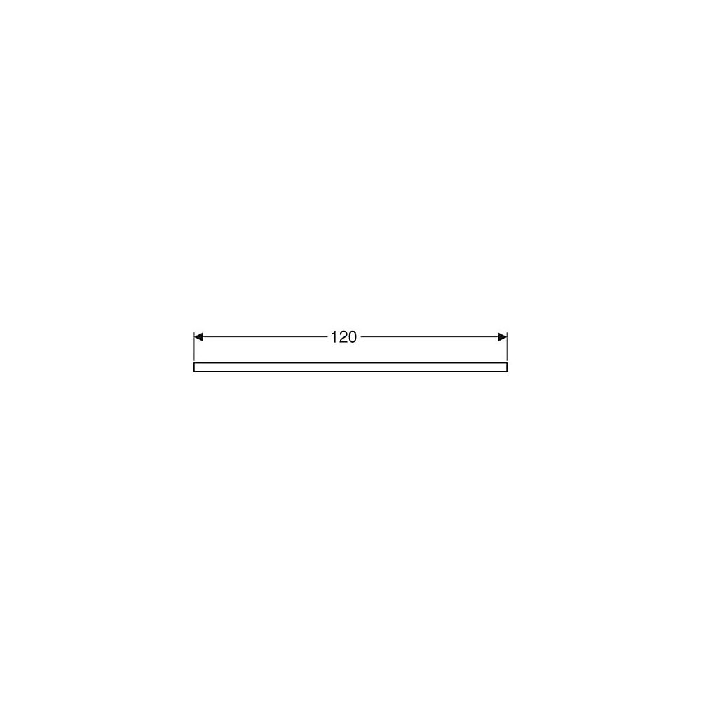Geberit ONE Waschtischplatte Ausschnitt 2-fach, für Aufsatzwaschtisch, 120x3x47cm, W... GEBERIT-505345001 4025410937872 (Abb. 5)