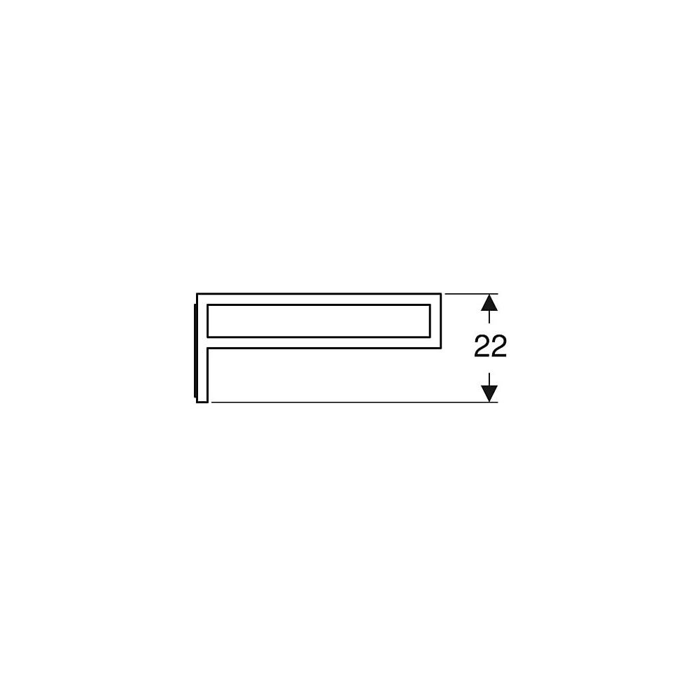Geberit P-Träger für Geberit ONE Waschtischplatte verchromt... GEBERIT-505700001 4025410949967 (Abb. 6)