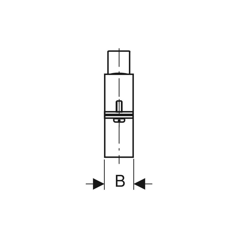 Geberit Rohrschelle mit Gewindemuffe Rohrgewinde 1 1/4 d315... GEBERIT-372841001 4025410521446 (Abb. 5)