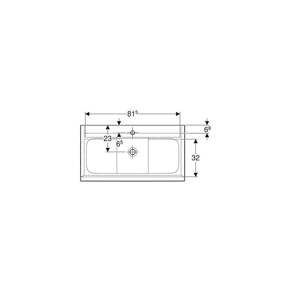 Geberit iCon Set Möbelwaschtisch schmaler Rand 2 Schubladen An. 90cm KeraTect Sandgr... GEBERIT-502333JL1 4025410943378 (Abb. 4)