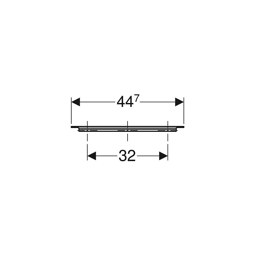 Geberit iCon Griff Sandgrau/pulverbeschichtet matt, Breite 44,7cm... GEBERIT-502357JL1 4025410944535 (Abb. 5)