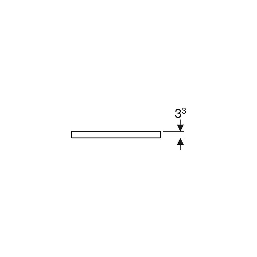 Geberit iCon Griff Sandgrau/pulverbeschichtet matt, Breite 44,7cm... GEBERIT-502357JL1 4025410944535 (Abb. 4)