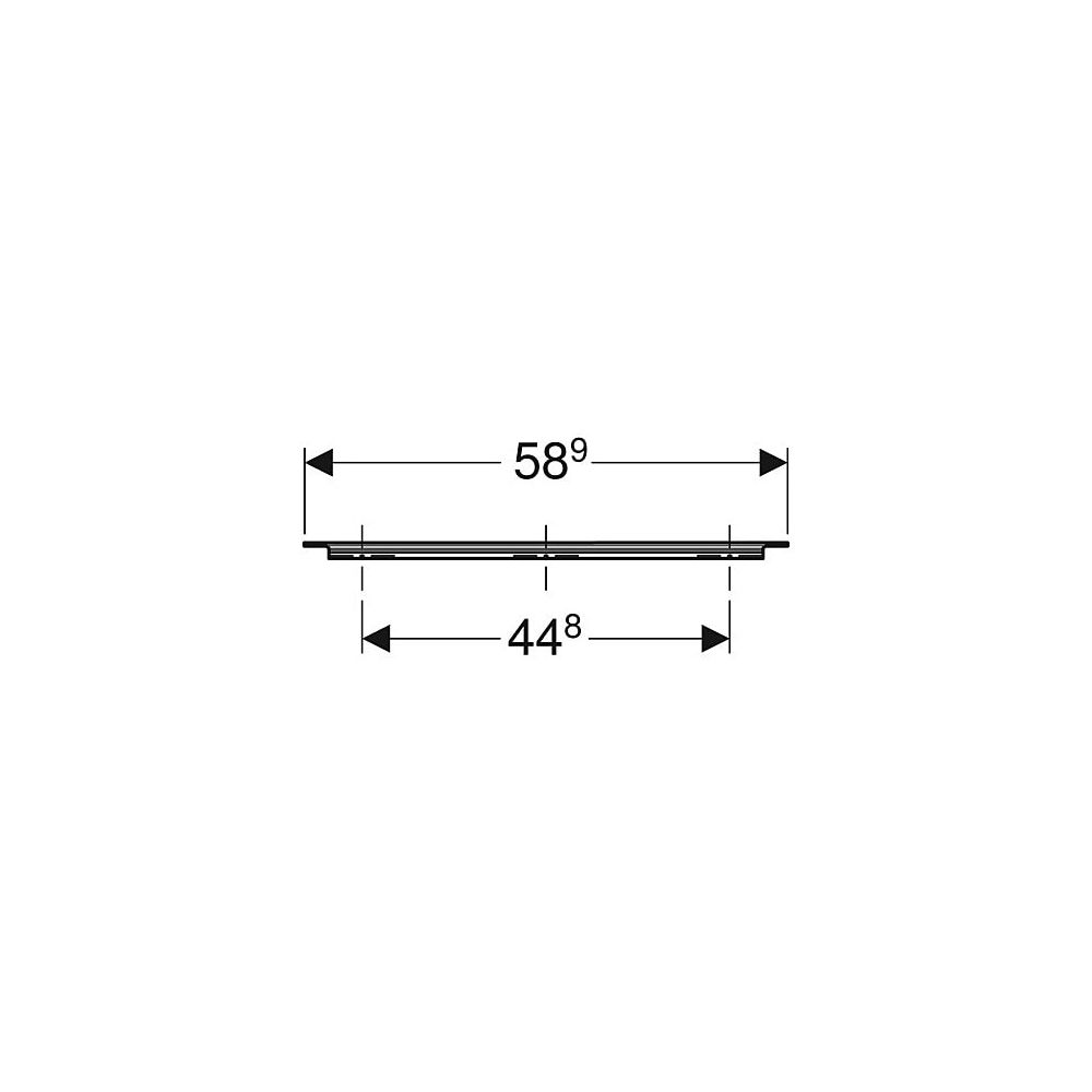 Geberit iCon Griff Lava/pulverbeschichtet matt, Breite 58,9cm... GEBERIT-502359JK1 4025410944566 (Abb. 5)