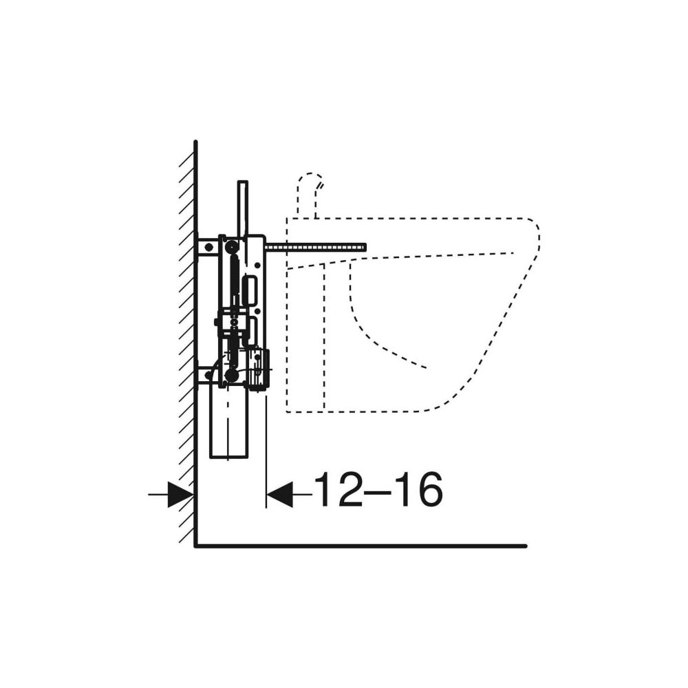 Geberit Kombifix Element für Bidet, universell... GEBERIT-457530001 4025416500865 (Abb. 5)