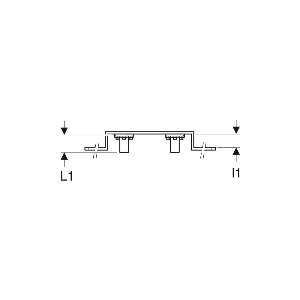 Geberit FlowFit Anschlusswinkel 90 Grad vorm. zweifach abgesetzt d 20mm Rp 1/2″ L1 5... GEBERIT-619651001 4025416602521 (Abb. 4)