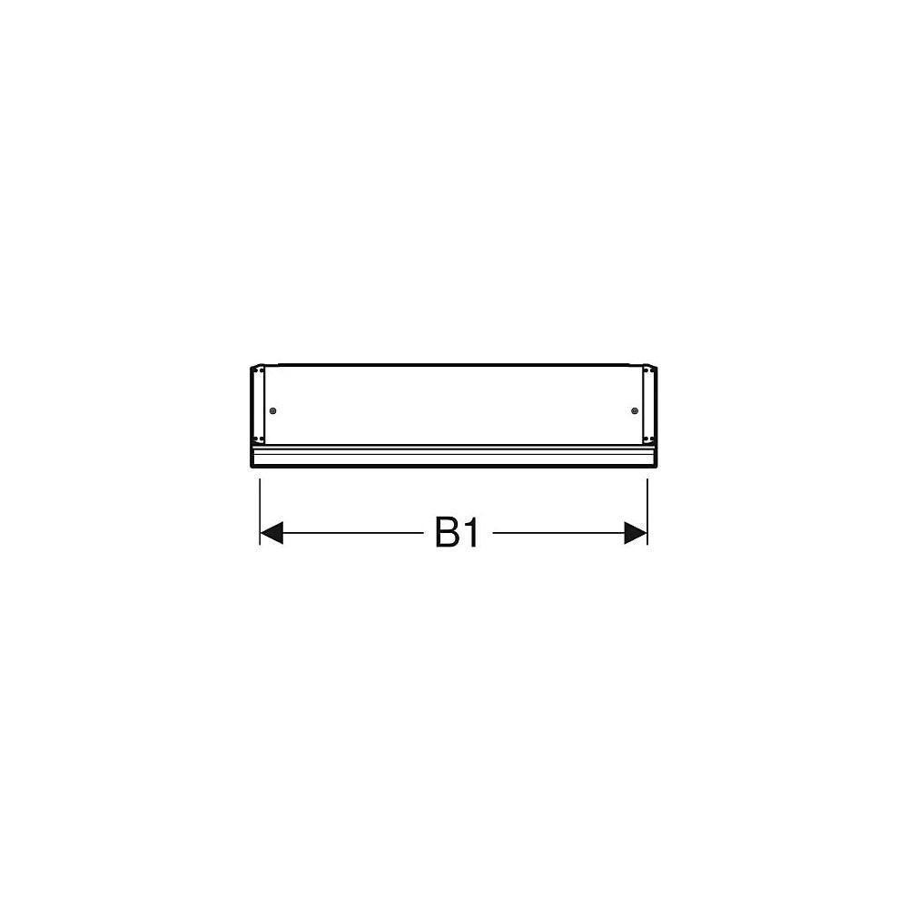 Geberit ONE Spiegelschrank mit ComfortLight, 1 Tür, AP-Montage, Höhe 90cm B 60cm, Al... GEBERIT-505810001 4025410521415 (Abb. 4)