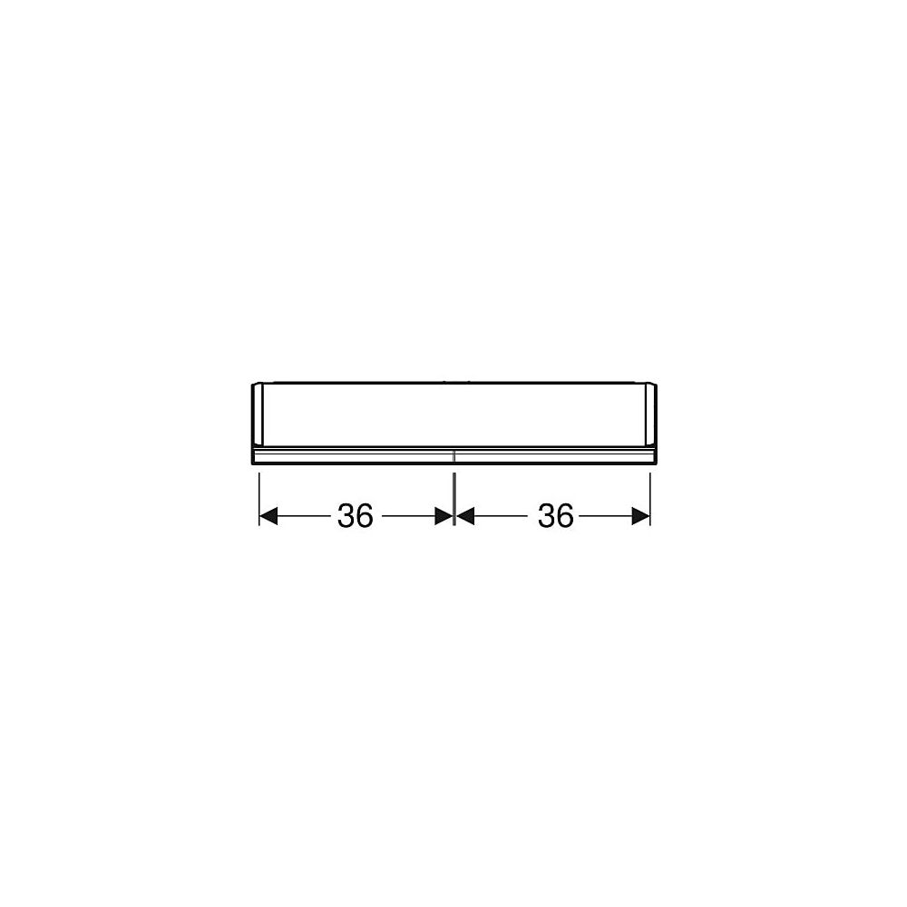 Geberit ONE Spiegelschrank mit ComfortLight, 2 Türen, AP-Montage, Höhe 90cm B 75cm, ... GEBERIT-505812001 4025410935113 (Abb. 4)