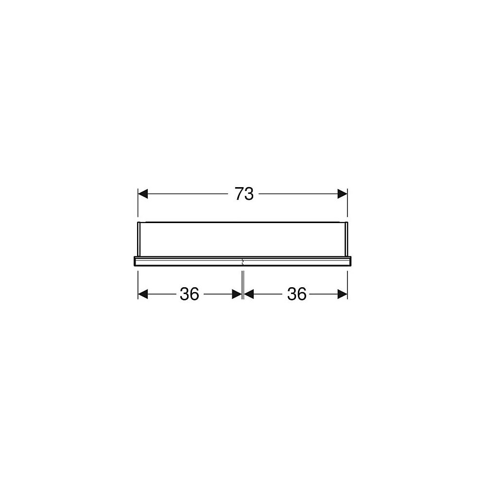 Geberit ONE Spiegelschrank mit ComfortLight, 2 Türen, UP-Montage, Höhe 90cm B 75cm, ... GEBERIT-505802002 4025410934925 (Abb. 4)