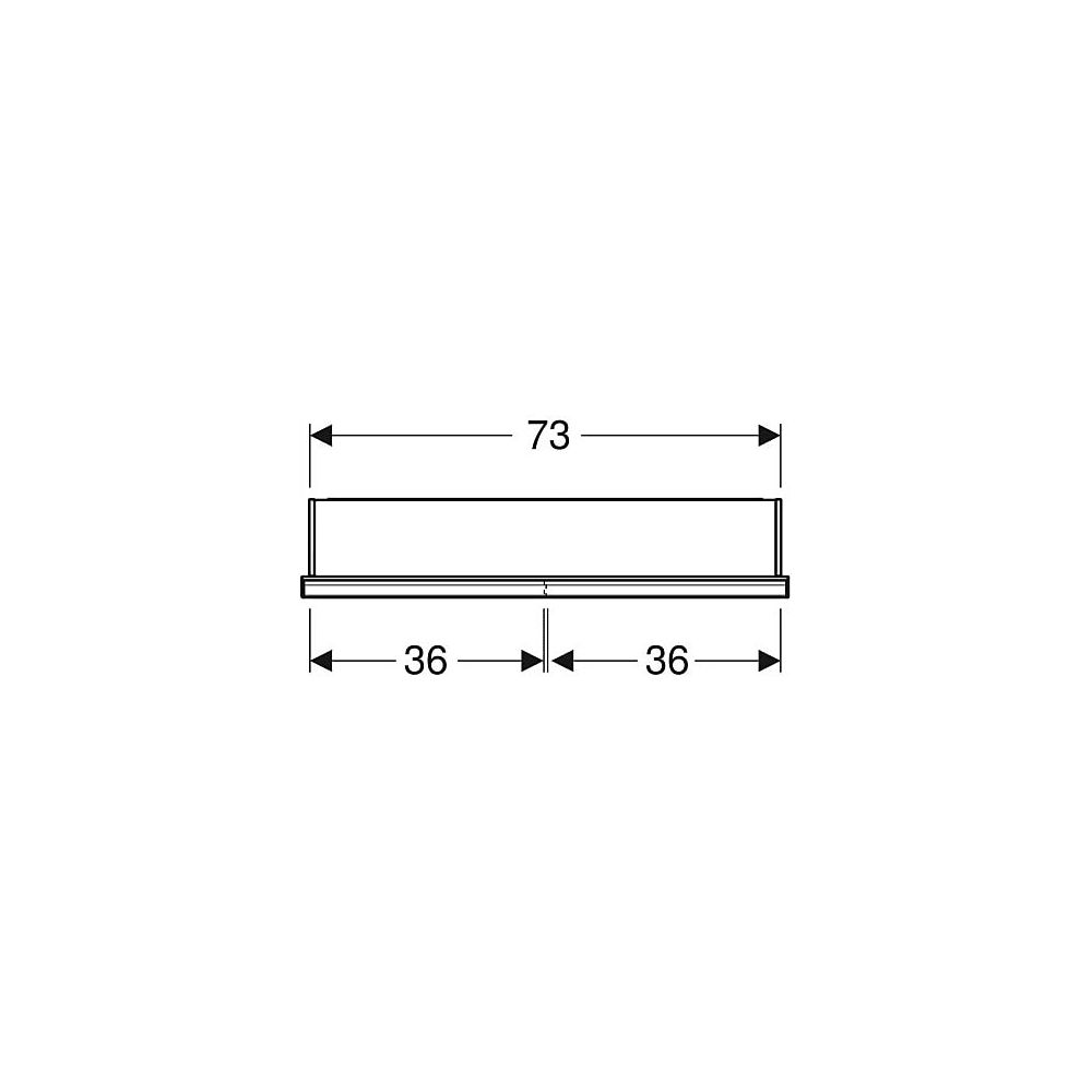 Geberit ONE Spiegelschrank mit Nische und ComfortLight, 2 Türen, UP-Montage, H 90cm ... GEBERIT-505822002 4025410935328 (Abb. 4)