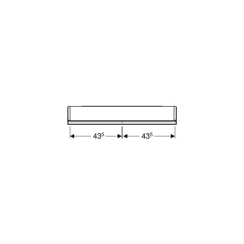 Geberit ONE Spiegelschrank mit ComfortLight, 2 Türen, AP-Montage, Höhe 90cm B 90cm, ... GEBERIT-505813002 4025410935168 (Abb. 4)