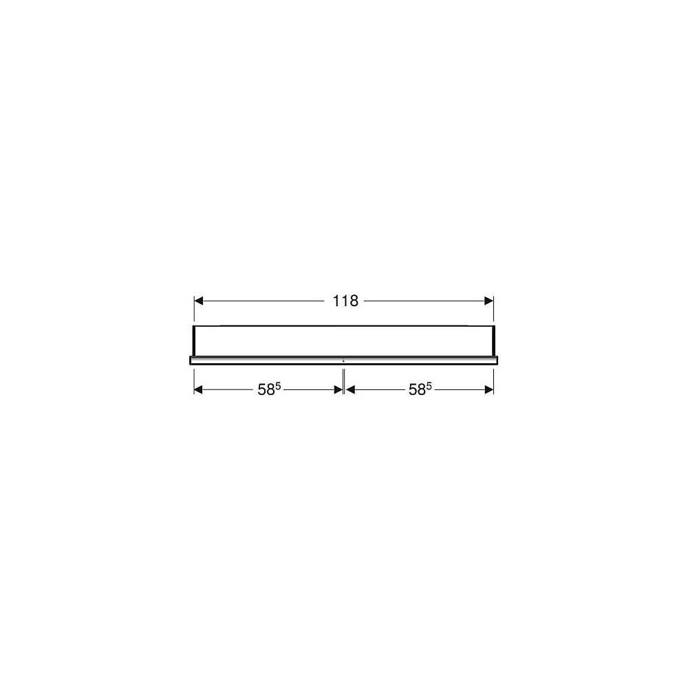 Geberit ONE Spiegelschrank mit ComfortLight, 2 Türen, UP-Montage, Höhe 90cm B 120cm,... GEBERIT-505805002 4025410935045 (Abb. 4)