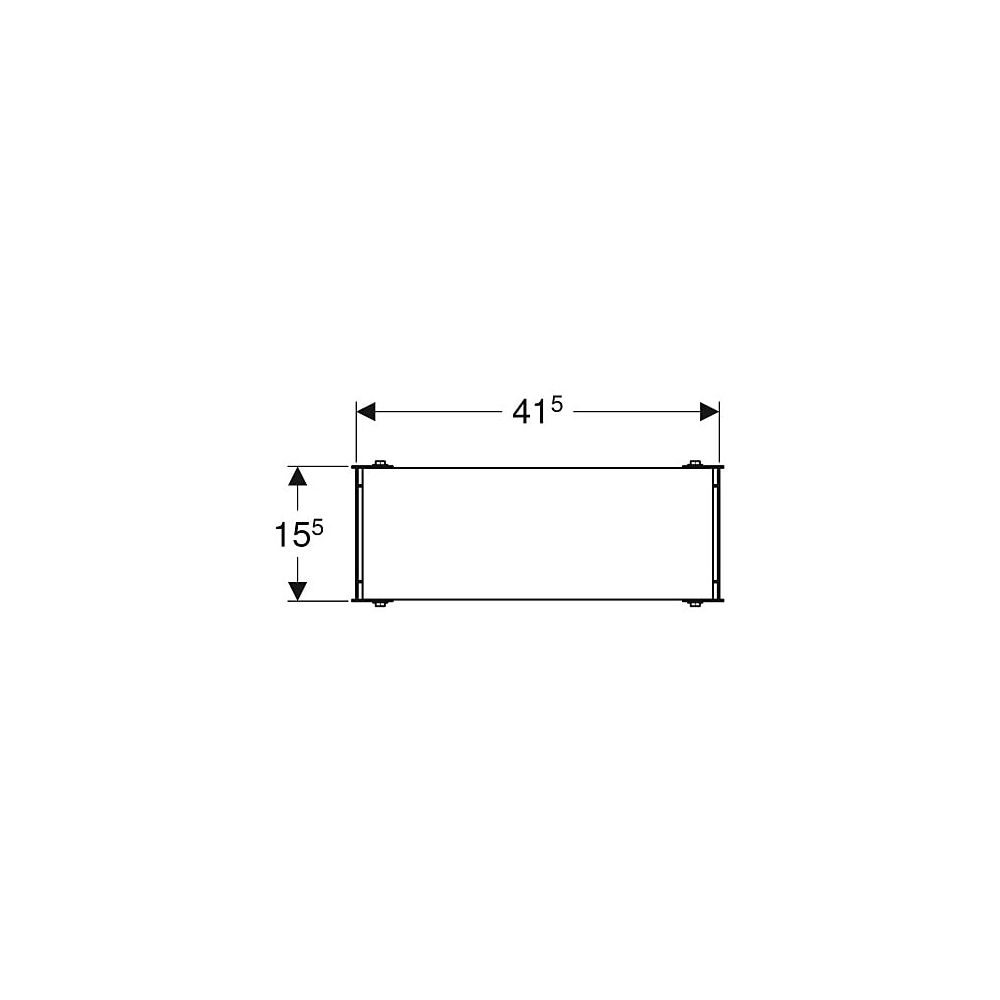 Geberit GIS Montageplatte universell, 15x41,5cm, Unterputz... GEBERIT-461197001 4025410592583 (Abb. 4)