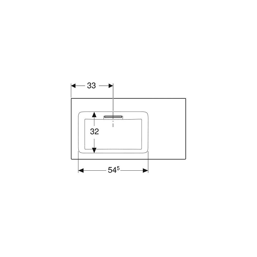 Geberit ONE Möbelwaschtisch Abgang horizontal Ablagefläche rechts 90x48cm o. HL ohne... GEBERIT-505008001 4025410593597 (Abb. 4)