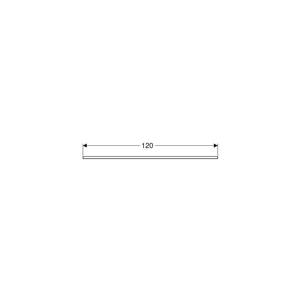 Geberit ONE Waschtischplatte Ausschnitt rechts Steinzeug für Aufsatzwaschtisch Schal... GEBERIT-505145001 4025410631213 (Abb. 5)